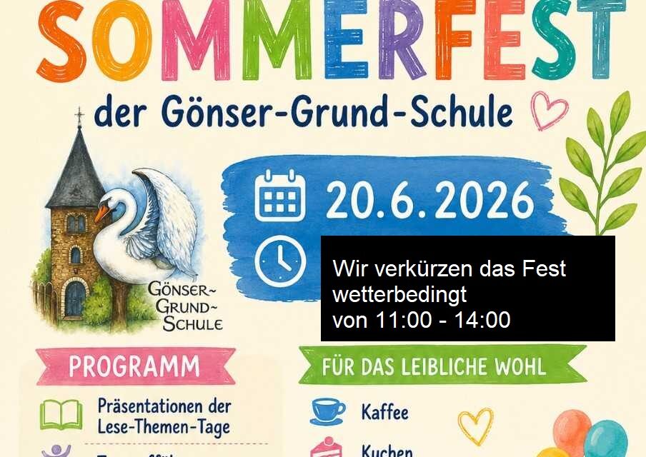 Schul- & Sommerfest 2026